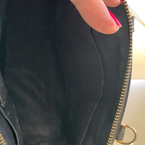 New. Never carried small Coach satchel with crossbody strap. Black. Beautiful. - Picture 8 of 11
